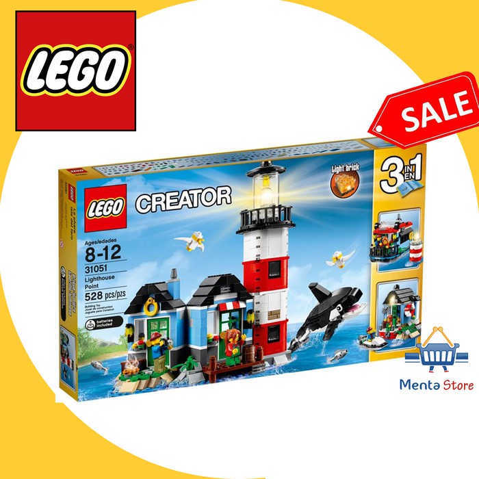 LEGO Creator # 31051 Lighthouse Point 3 in 1 Cozy Wildlife Cottage
