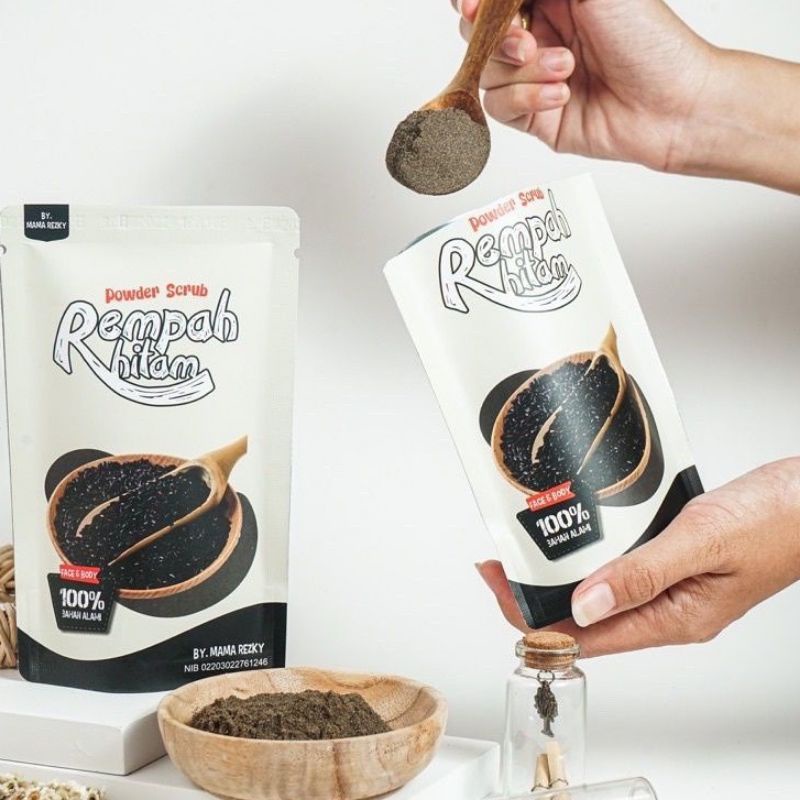 LULUR REMPAH HITAM 20g BY MAMA REZKY