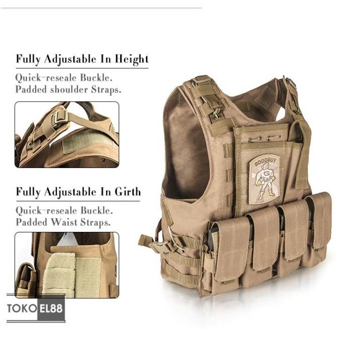 Tas Dada Tactical Militer Model Rompi Pelindung Dada