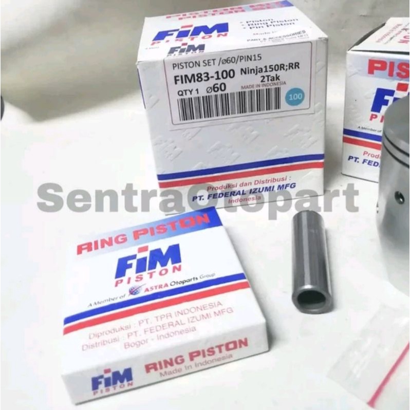 Piston seher kit ninja r ninja rr oversize 100