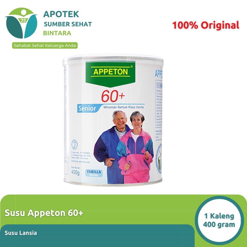 

Susu Appeton Senior 60+ 400 gram