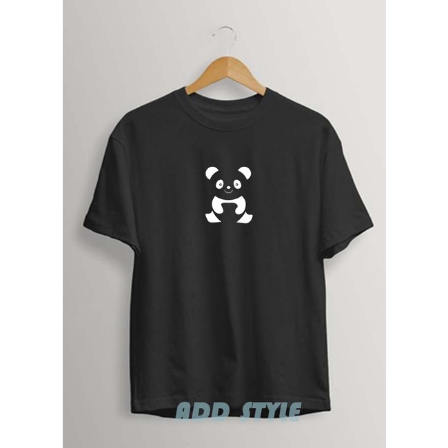 AS / kaos distro motif  panda duduk / baju pria / kaos pria / baju wanita / kaos wanita / pakaian murah