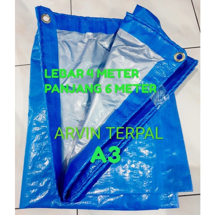 TERPAL TENDA  A3 LEBAR 4x6 METER / TERPAL ALAS PADI / TERPAL KANDANG AYAM / TERPAL TRUK