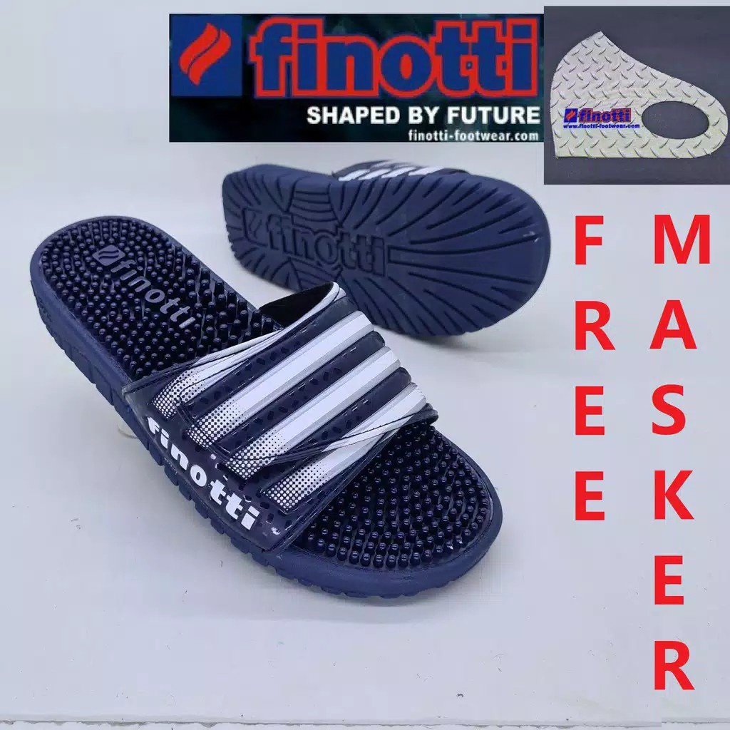 Finotti Massage 16 Sandal Kesehatan Unisex Cowok Cewek Desain Premium Original Free Masker
