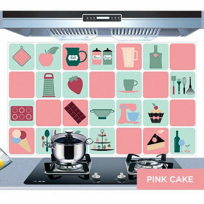 Stiker Dapur Anti Minyak | Pelindung Dinding Dapur Anti Minyak