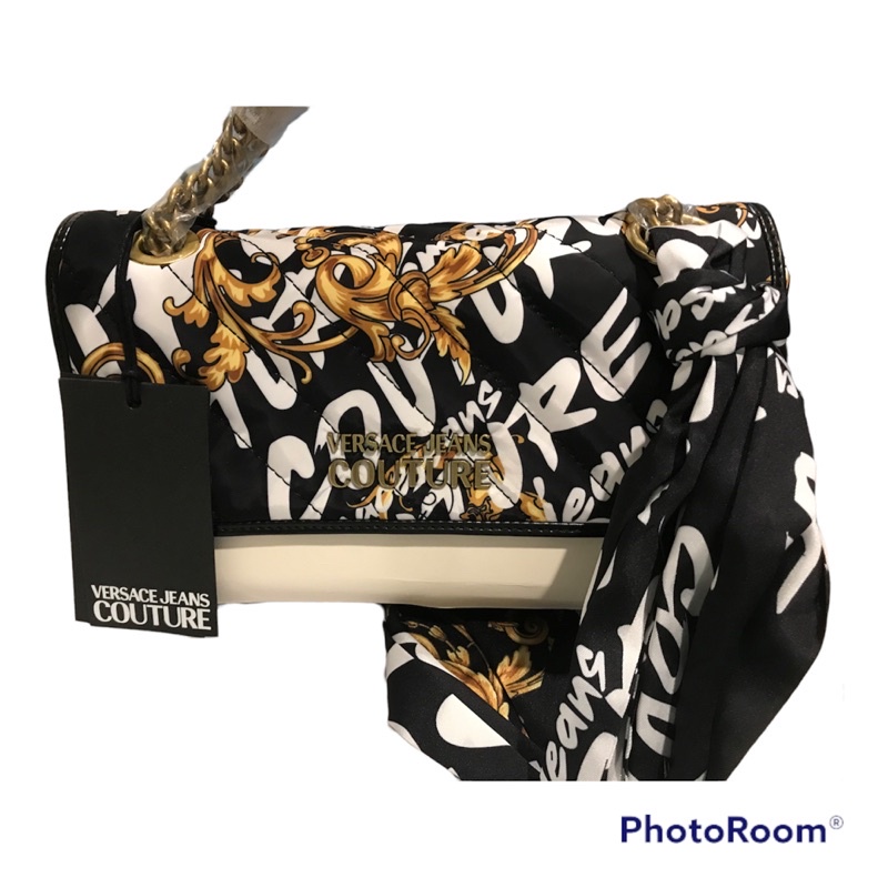Preloved tas Versace jeans medium signature