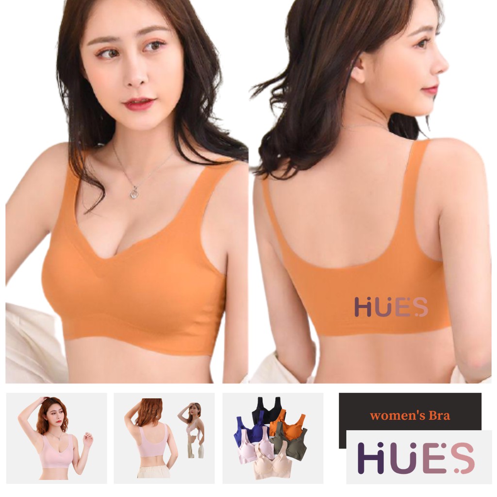 HUES.ID Bra Sport BH yoga lari Wanita dengan Model Kualitas Tinggi untuk Busana Musim Panas 1023