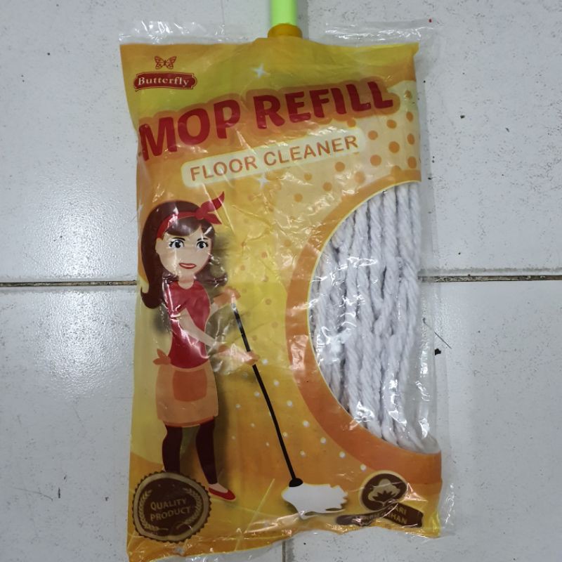 Pel Mop Kotak Besar 20cm Butterfly