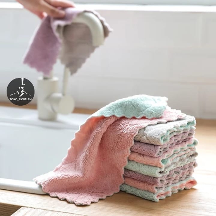 LAP PIRING MICROFIBER KAIN LAP DAPUR SERBAGUNA ANTI MINYAK