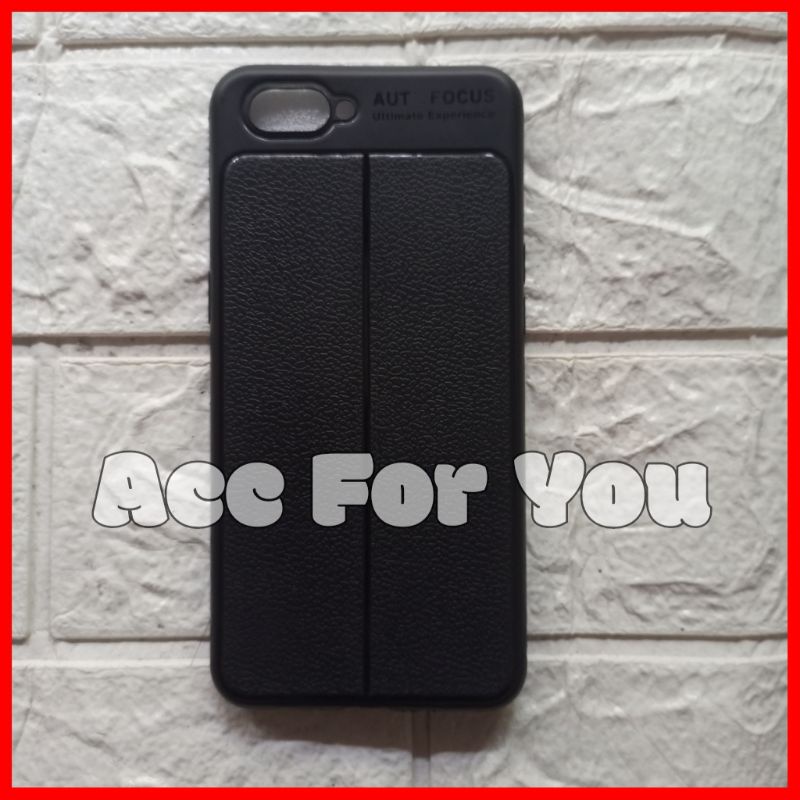 Soft Case Oppo A3S / Realme C1 / Oppo A5 Softcase Black Matte Soft Case Hitam Casing Silikon Blackma