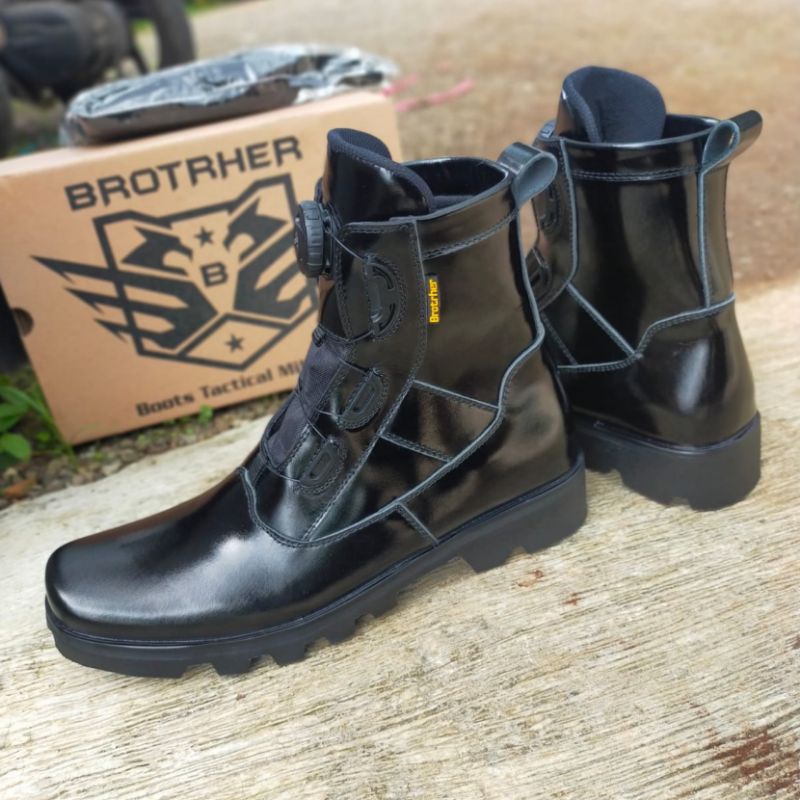 SEPATU PDH TALI PUTAR BROTRHER BAHAN KULIT SAPI ASLI SEPATU PDH DINAS KANTOR TNI POLRI SECURITY SATPAM SEPATU PDH POLANTAS POLRI SEPATU PDH 01