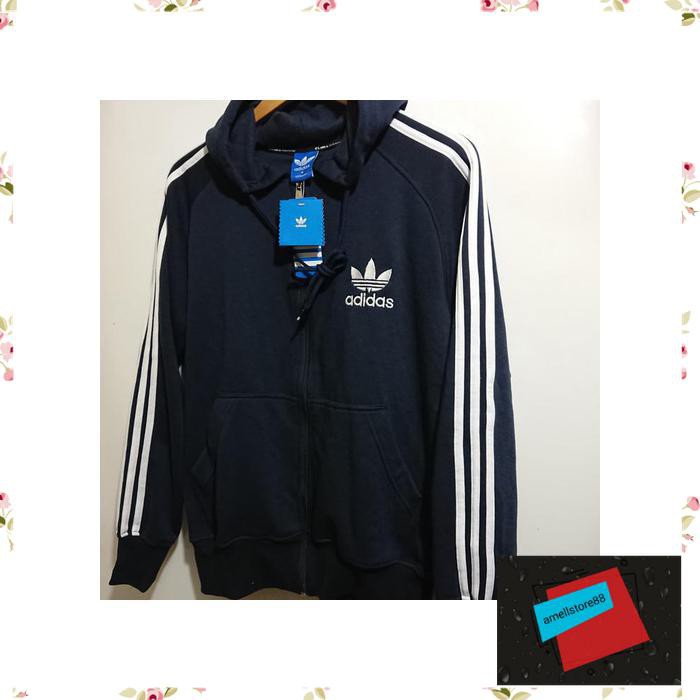 Jaket Pria parasut parka gunung HOODIE ADIDAS CALIFORNIA DONGKER FLEECE KATUN GRADE ORIGINAL WE152