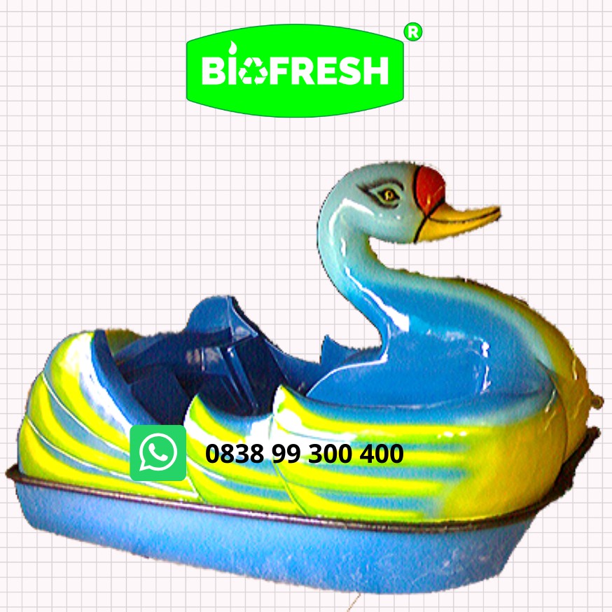Sepeda Air Angsa Fiberglass Biofresh / Perahu Dayung / Perahu Wisata / Perahu Fiberglass