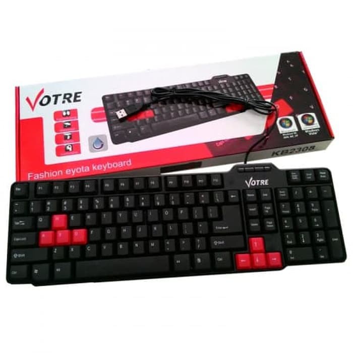 Keyboard Votre KB-2308 USB / Keyboard / Keyboard Komputer Votre