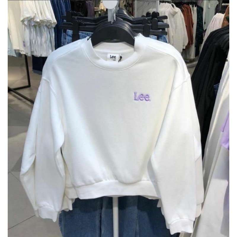 LEE BASIC SWEATER UNISEX PREMIUM KEREN TERBARU'