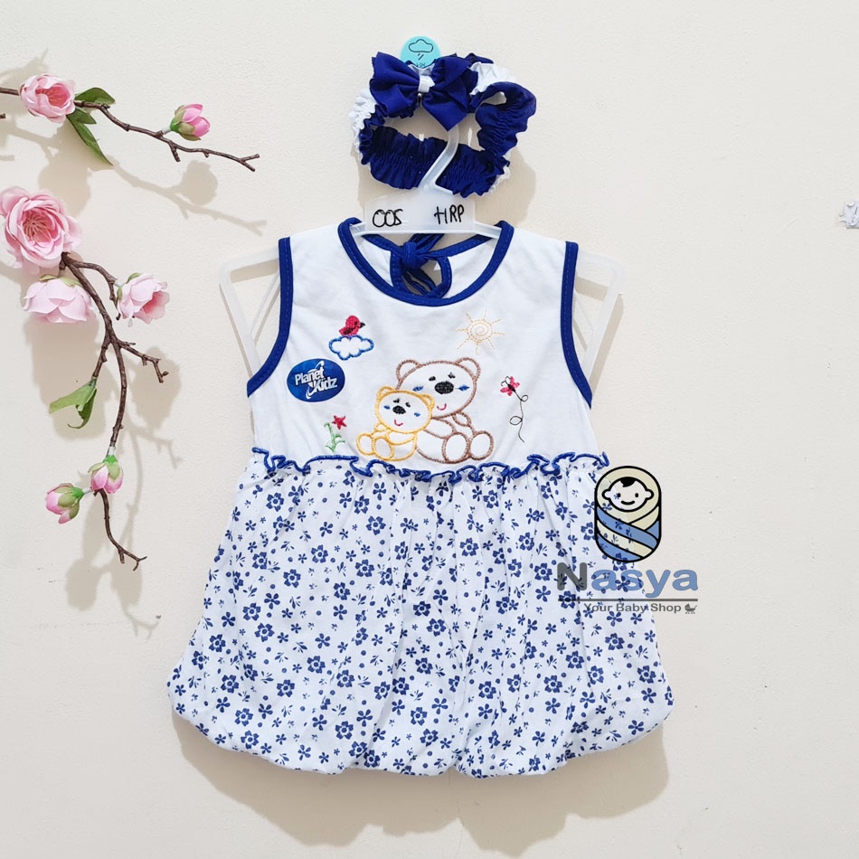 [P-041] Dress Bayi Singlet Pita Lucu (0-6 bulan)