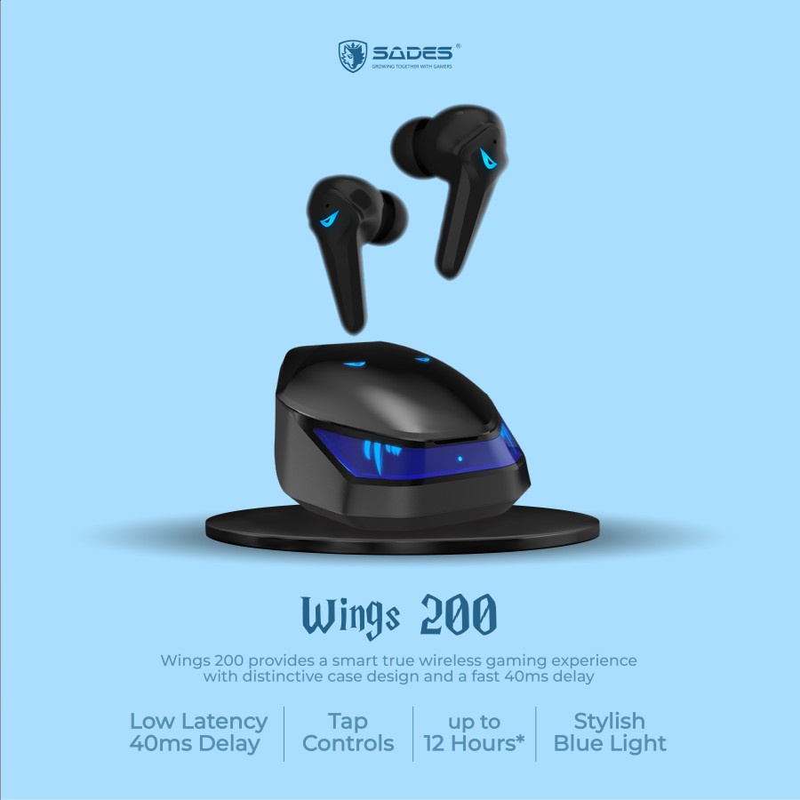 Earphone Sades Wings 200 / Wings200 TWS Low Latency