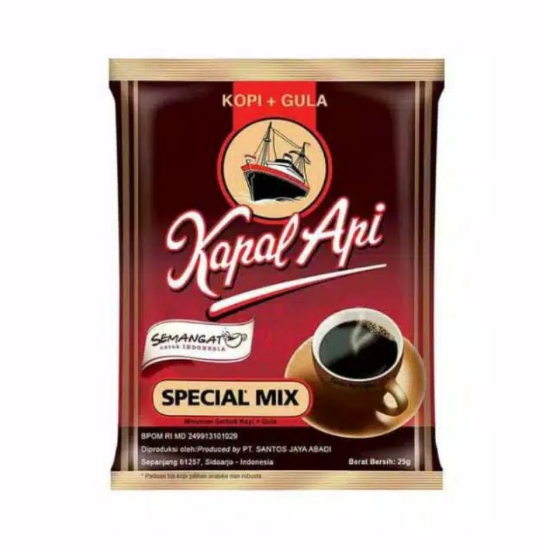 

Kopi Kapal Api Special Mix 25gram 10 Sachet