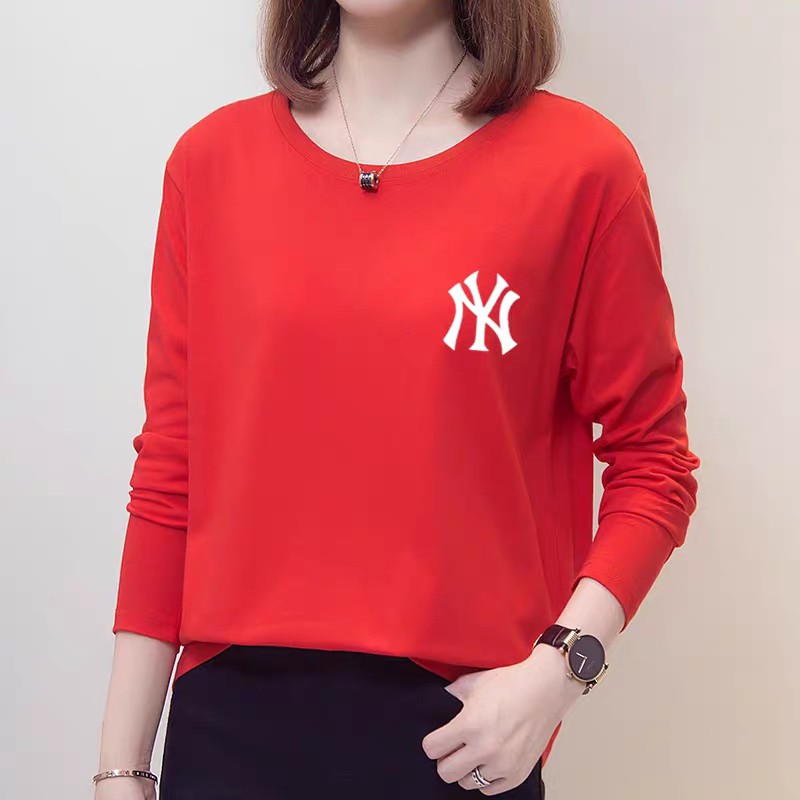 BAJU TRENDY N YORK GIRL TERBARU-KAOS DISTRO CEWEK LENGAN PANJANG KEREN KEKINIAN-BAJU CEWEK TERLARIS