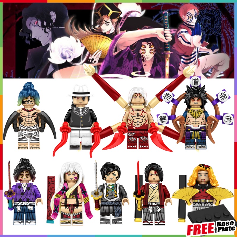 Mainan Action Figure Minifigures Daki Douma Kaigaku Hantengu Demon Slayer Untuk Koleksi KF6163