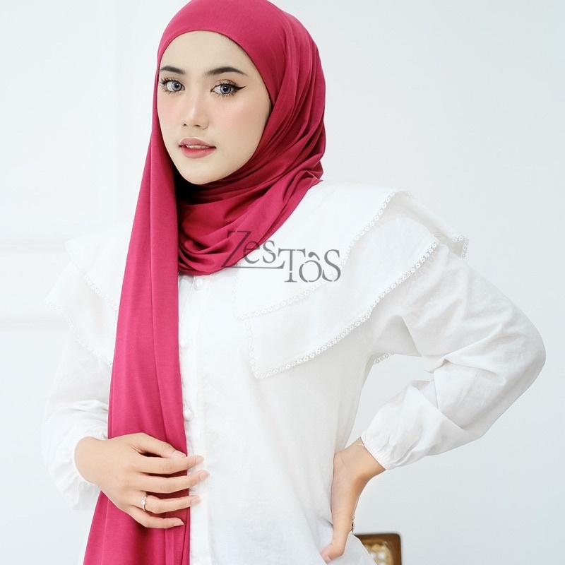 PASHMINA KAOS INSTANT (PLUS INNER BANDANA)