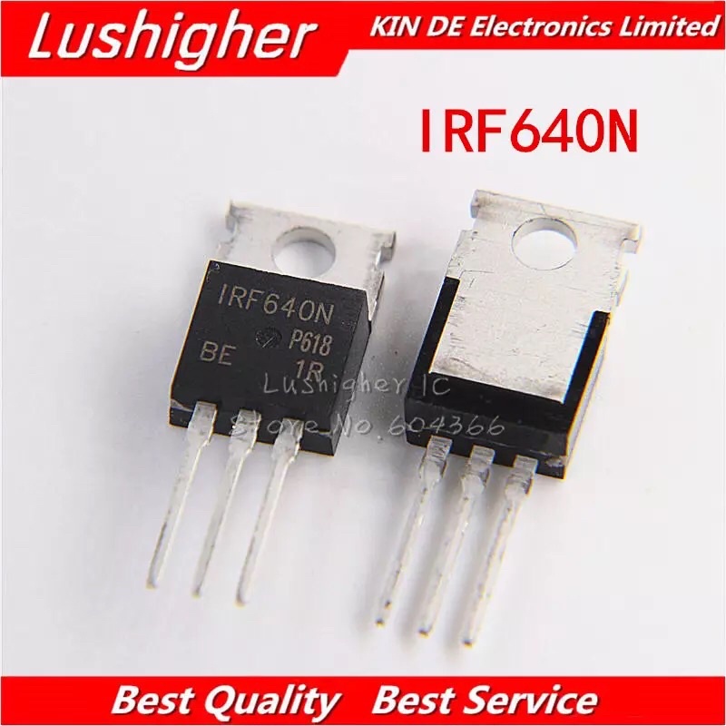 Mosfet IRF640N IRF640 IRF640NPBF Transistor 200V 18A 150 Mohm 44.7nC untuk-220