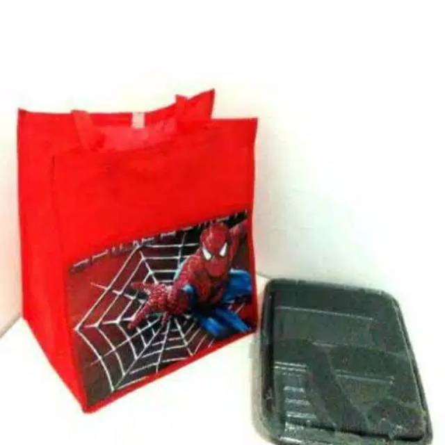 

Tas ulang tahun spidermen 2 kantong