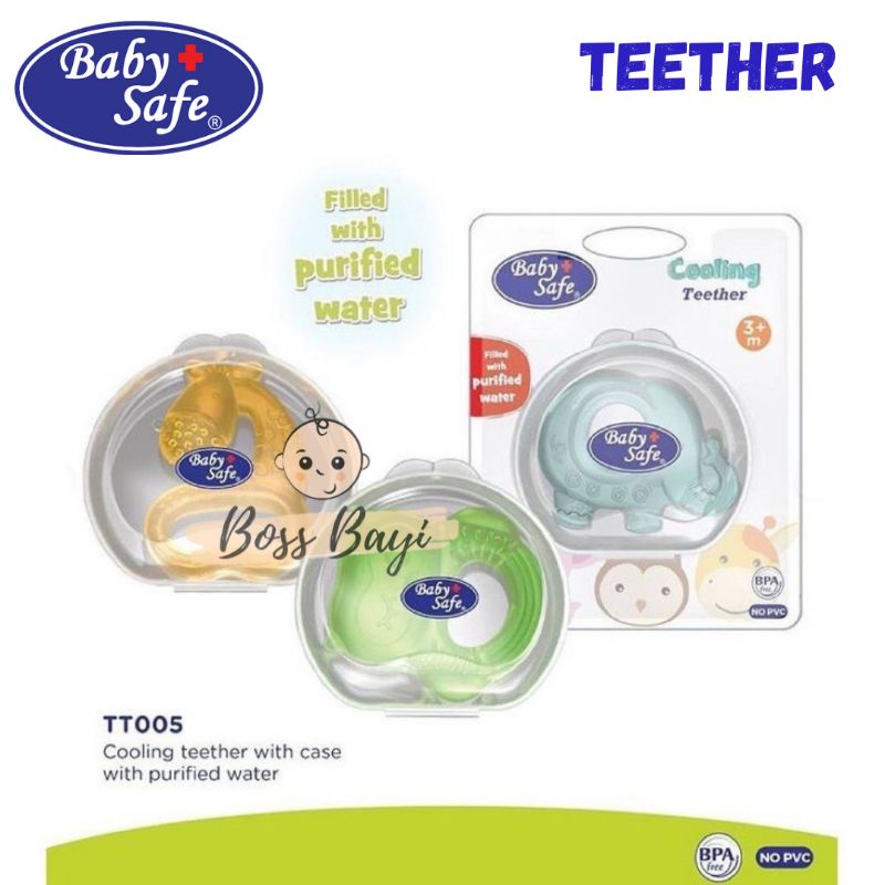 BABY SAFE - Cooling Teether / Mainan Gigitan Bayi TT001 TT002 TT003 TT004 T005 TT011