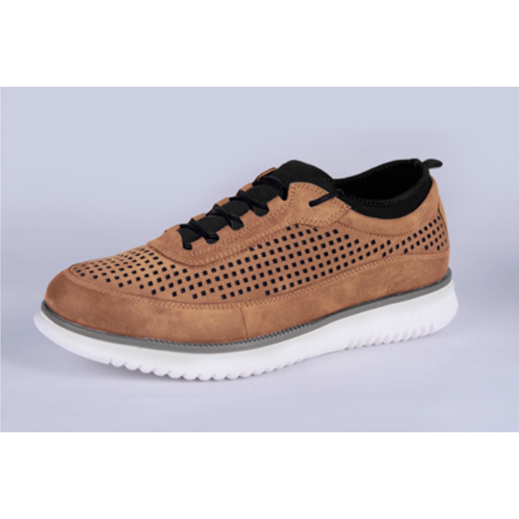 Sepatu Pria Keren Trendy Ricosta HS Brown