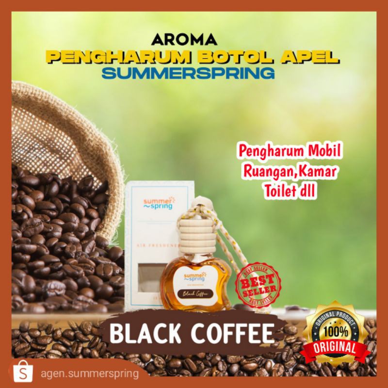 Parfum Mobil Summer Spring Botol Apel 10 ml Black Coffee