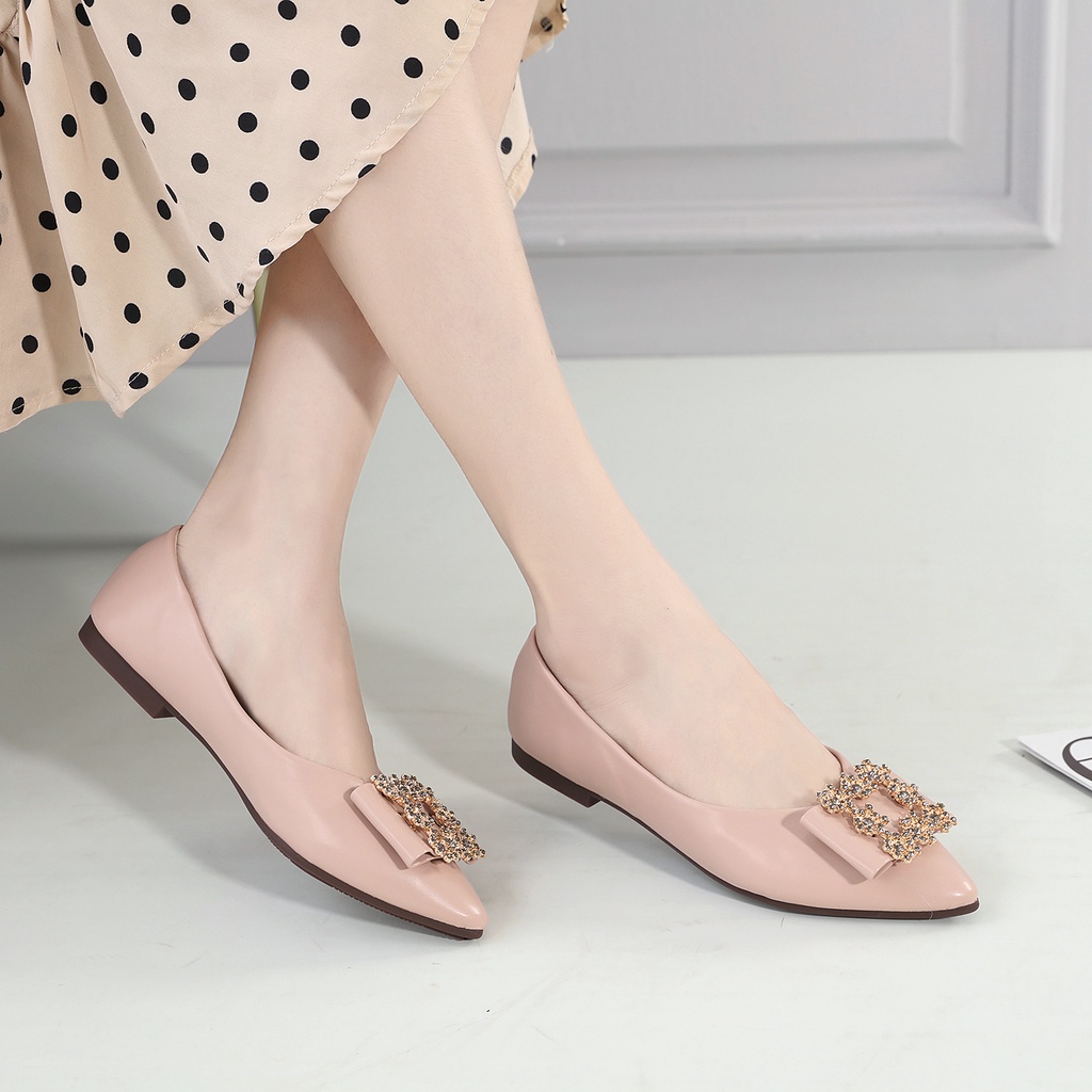 JISO RYONA SANDRA-33 Sepatu Flat Shoes Wanita Import