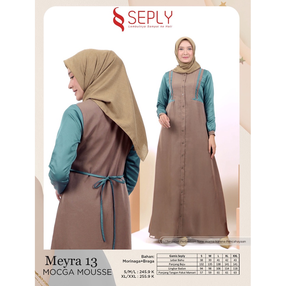 GAMIS TERBARU 2021 SEPLY MEYRA 13 MOGNAC MOUSSE