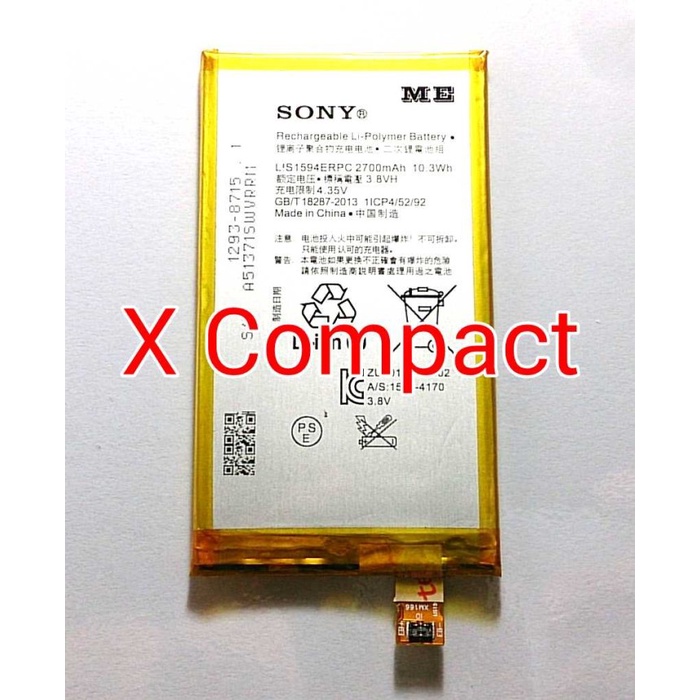 TERBARU- BISA COD Baterai - Sony Xperia X Compact - F5321 - SO-02J - Docomo