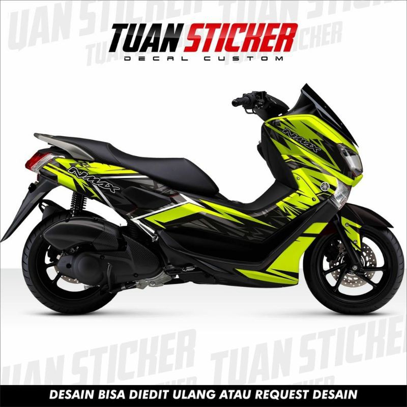 Decal Yamaha Nmax Hijau stabilo