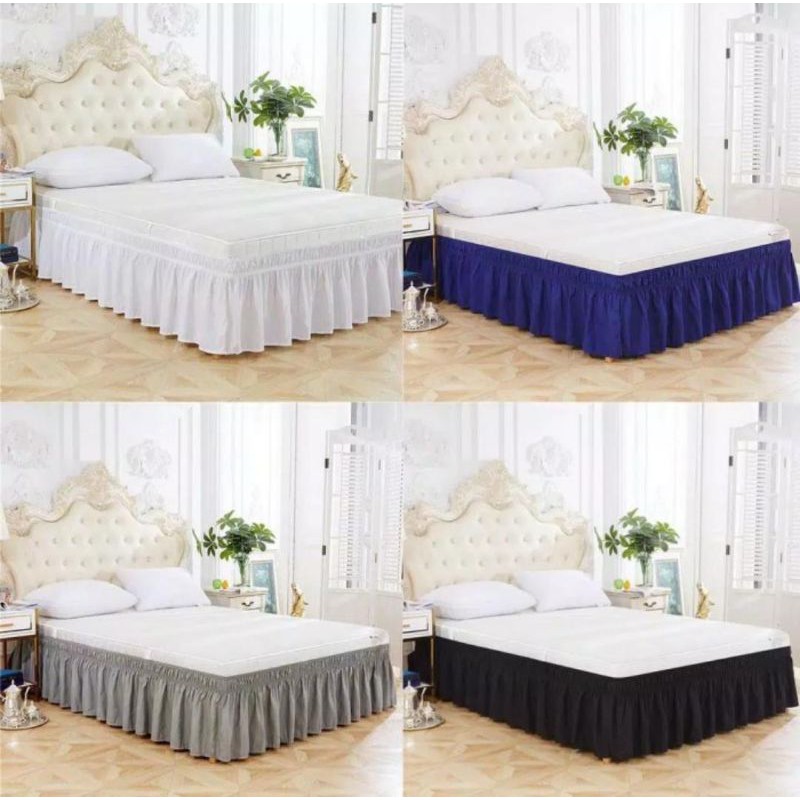 Jual BED SKIRT / PENUTUP DIVAN / PENUTUP KOLONG RANJANG Shopee Indonesia