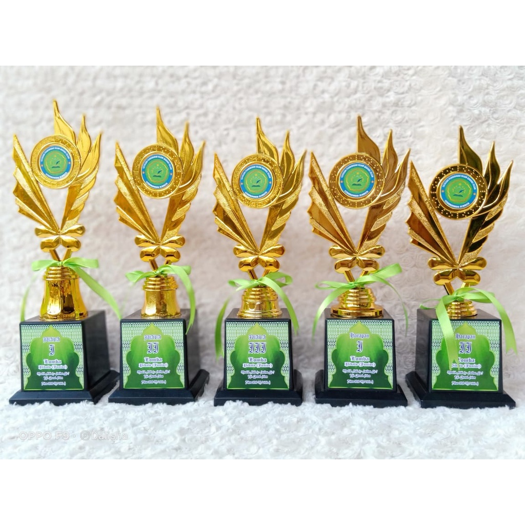 Piala set juara 12345 piala set juara 123 harapan 12 piala lomba piala sekolah piala murah piala kej