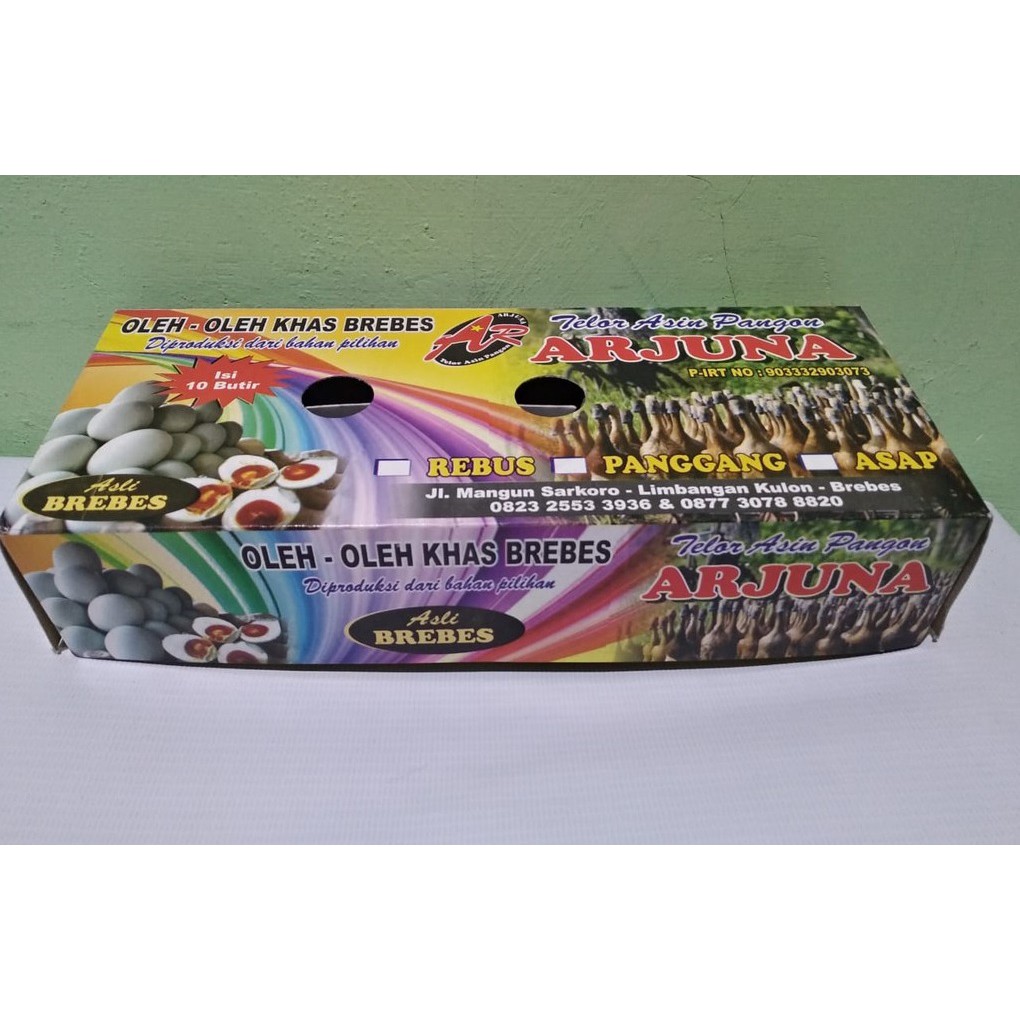 

Dus Telor Asin Kosong Isi 6 & 10