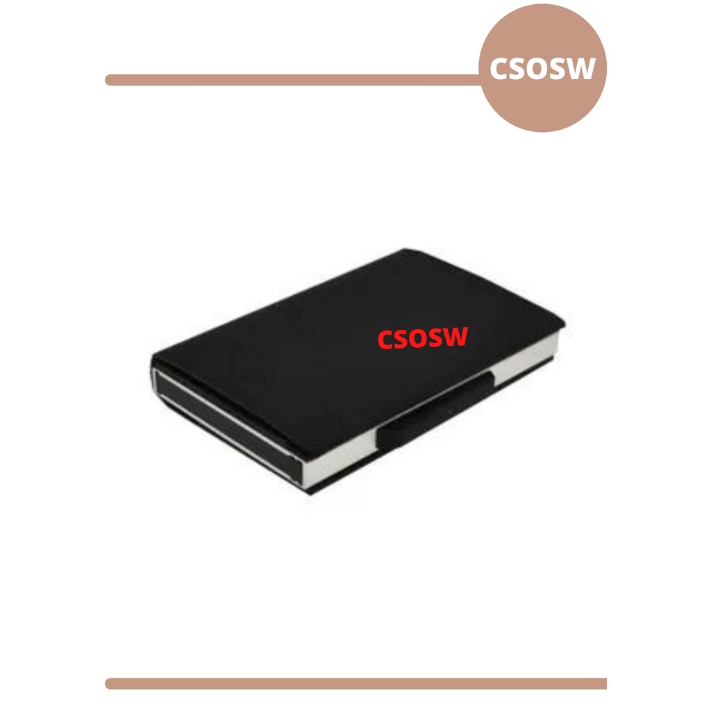 OGON Tempat Kartu Wallet Cascade Luxury Carbon Proteksi RFID