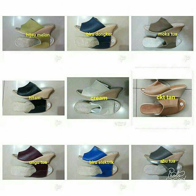 Sandal kulit garut asli - heels