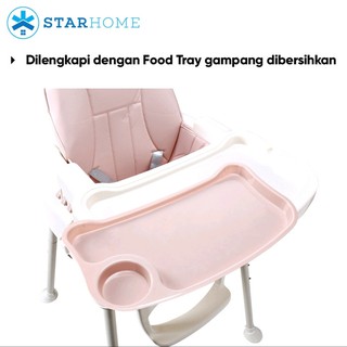 Kursi  Makan Bayi  Lipat  Travel 3 in 1 Portable Baby Chair 