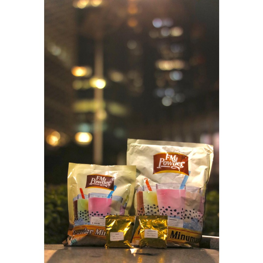 FM POWDER 25 GRAM - BUBUK MINUMAN BUBUK MINUMAN RASA BUBUK MINUMAN BOBA BUBUK MINUMAN PREMIUM SERBUK MINUMAN ANEKA RASA MINUMAN BOBA BUBUK BOBA BUBUK MINUMAN SACHET POWDER DRINK