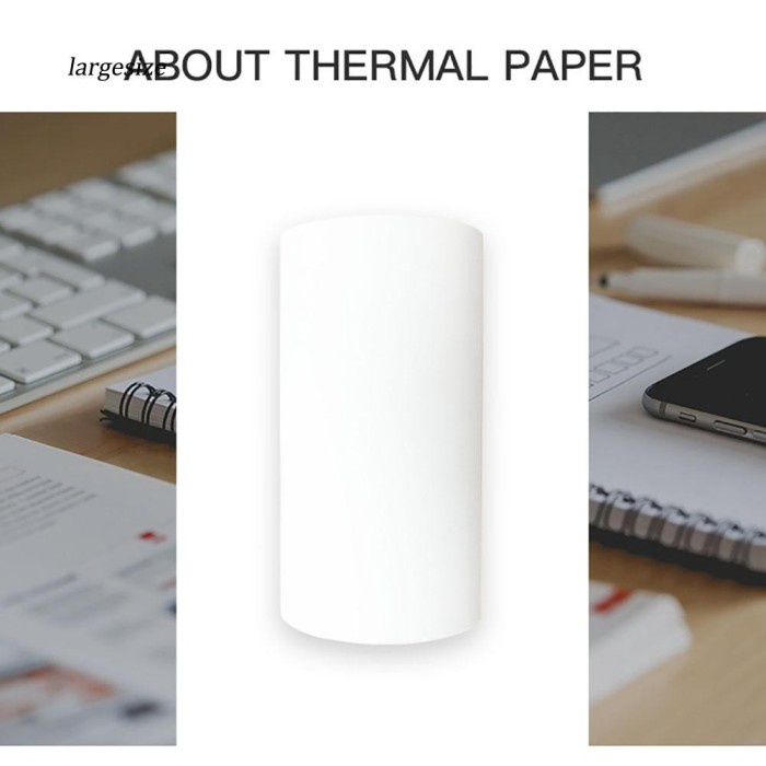 

(TERLARIS) Paperbag Printer Lgsz 3 Rolls 57x30mm Kertas Printing Thermal