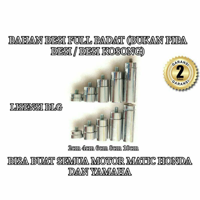 

Peninggi Shock Matic Cr7 - Peninggi Shock Belakang Matic Cnc Scoopy Beat Vario Mio Soul Gt Universal ab