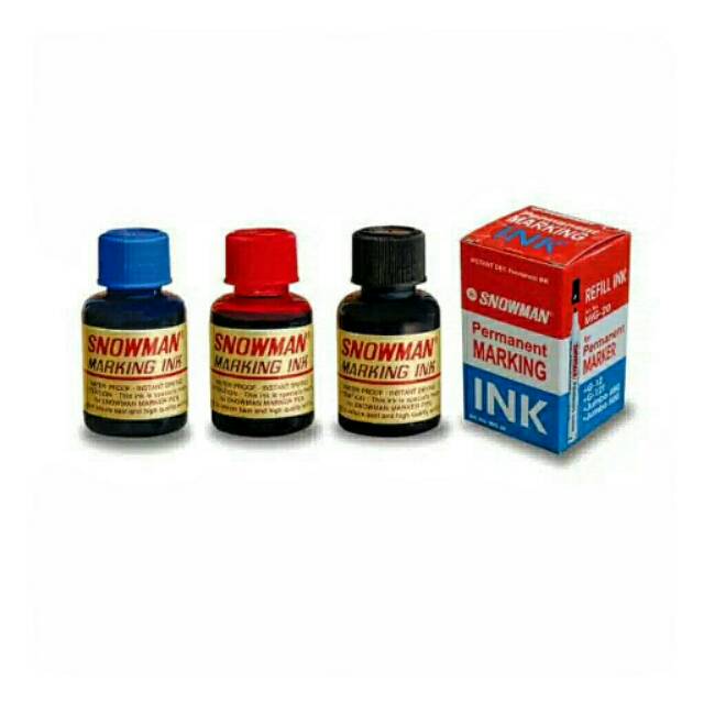 

Refill Isi Tinta Spidol Permanent Marker Ink Snowman