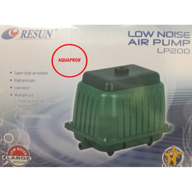 Pompa Udara Airpump Aerator Resun LP200 Resun LP 200