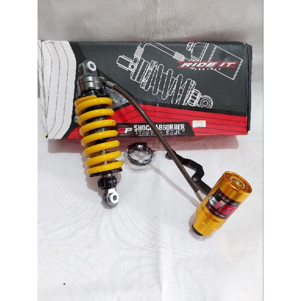 Monoshock tabung pisah Fleksibel Ninja RR 150 RIDE IT GP 103 dan GP 104  Gold Series Black Series