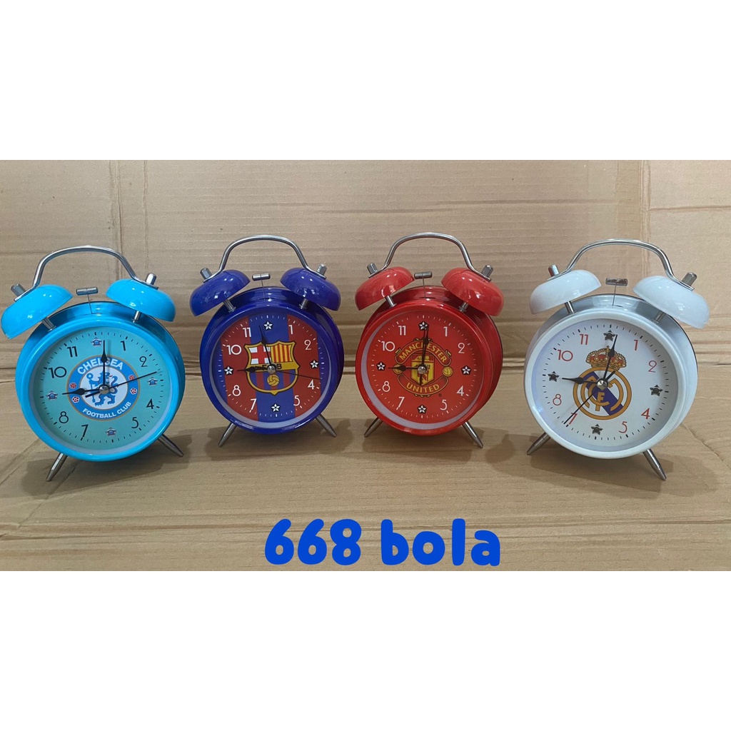 BEKER BOLA/JAM BOLA/JAM ALARM/JAM MEJA/JAM MURAH/WEKER