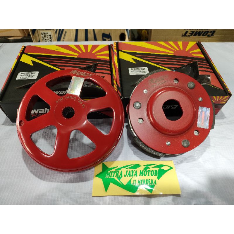 Mangkok ganda dan kampas ganda vario 125 150 kawahara Racing original mangkok kampas ganda vario 125