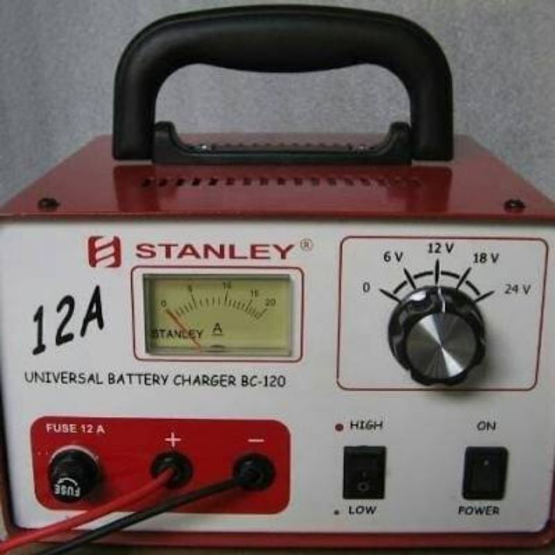 Stanley Battery Charger Aki 12 A - Charger Aki 12 A
