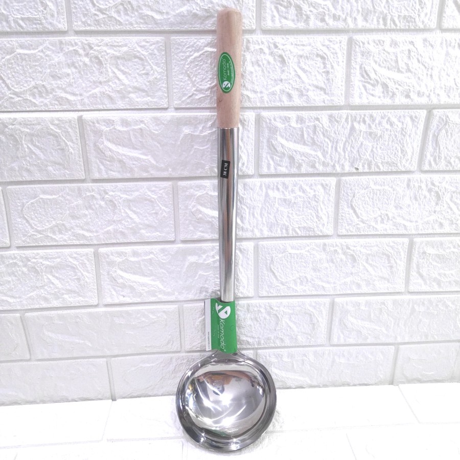 Irus Komodo Sendok Kuah Centong Stainless Tebal Kuah Sayur Sop Ladle